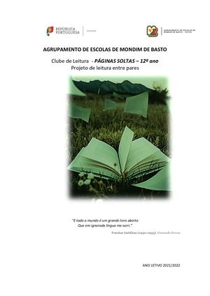 Leituras Partilhadas Clube De Leitura