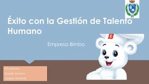 1633208278299 ÉXito Con La Gestión De Talento Humano Presentacion