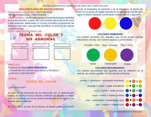 2do Teoria Del Color Y Sus Armonias