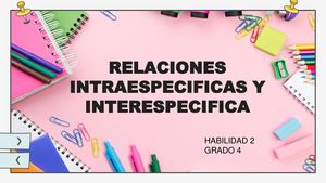 Relaciones Intraespecificas E Interespecificas 0 2