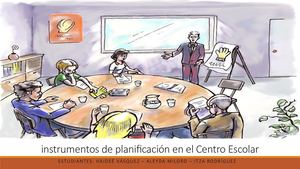 Instrumentos De Planificación En El Centro Escolar