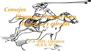 El Gaucho Martín Fierro Imágenes Y Estrofas