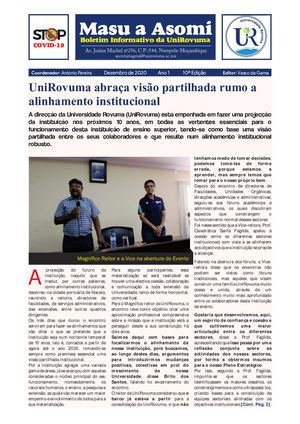 Boletim Informativo 10 Ed Dezembro UniRovuma