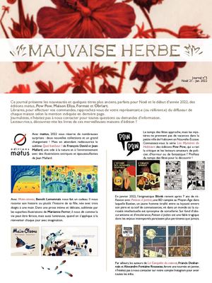 Journal n°5 - Noël 21 - Janv. 22