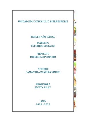 Proyecto Interdisciplinario Costa Sierra Y Oriente