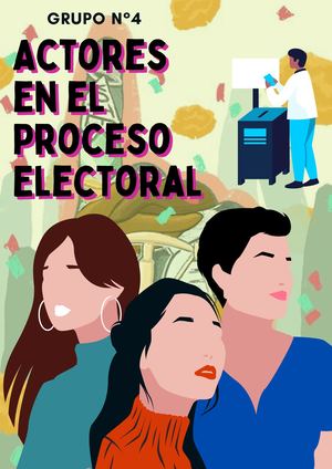 ACTORES EN EL PROCESO ELECTORAL
