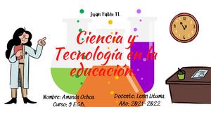 Presentación De Educación Plan De Estudio Ilustración Azul Verde Y Morado