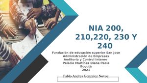 Nia 200, 210,220, 230 Y 240 Pablo Gonzalez