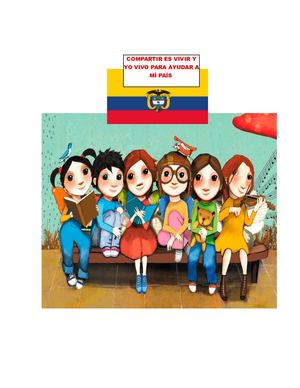 COMPARTIR ES VIVIR Y YO VIVO PARA AYUDAR A MI PAÍS