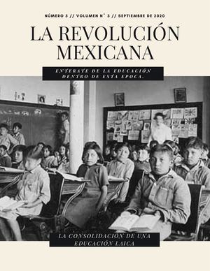 La educación en la Revolución Mexicana