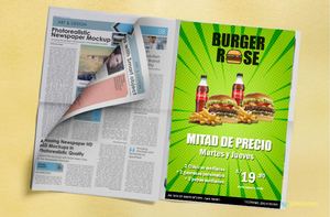 Mockup Aviso En Periodico