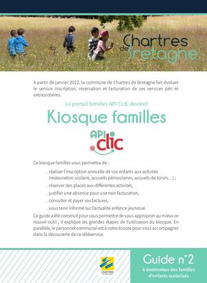 Kiosque famille Scolaires