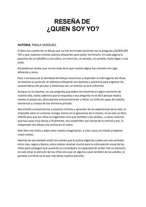 Quien Soy Yo