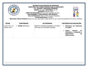 Inglés 5to Grado Inglés Plan Del 15 Al 19 11 2021 (1)