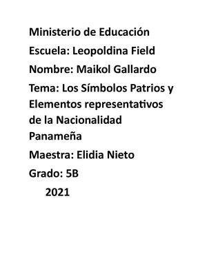 Maikol Símbolo Patrio