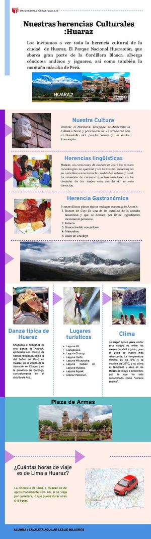 Herencias Culturales de la ciudad de Huaraz