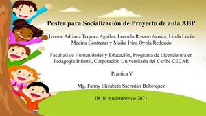 Poster Para Socialización De Proyecto De Aula Abp
