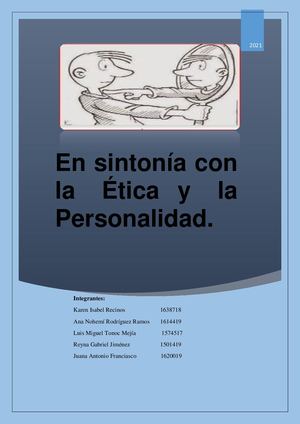 La ética y la personalidad
