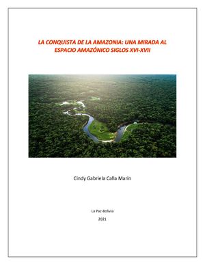 La conquista de la Amazonia
