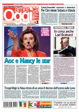 America Oggi 10 Novembre 2021