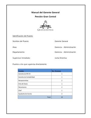 Manual Gerente General Pensión Gran Central