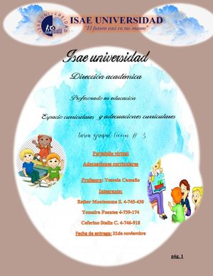 Portafolio Virtual De Las Adecuaciones Curriculares