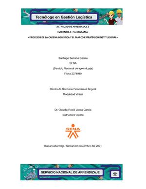Evidencia 1 Flujograma