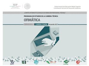 Programa de Estudio Tecnico en Ofimatica