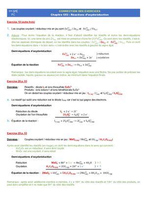 1spe C03 Exos Correcton