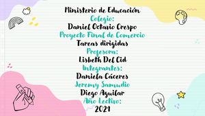 Proyecto Emprendedor Tercer Trimestre 8j