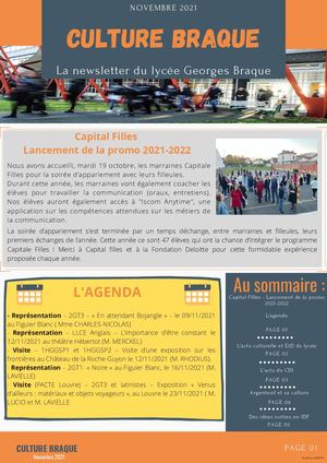 Newsletter Novembre 2021