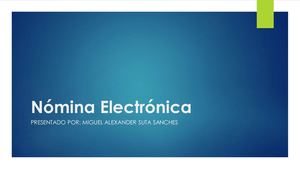 Nómina Electrónica