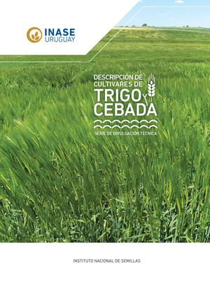 Descripcion Varietal De Trigo Y Cebada Inase
