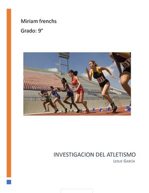Investigacion Del Atletismo