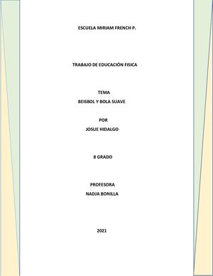 Trabajo De Educación Fisica