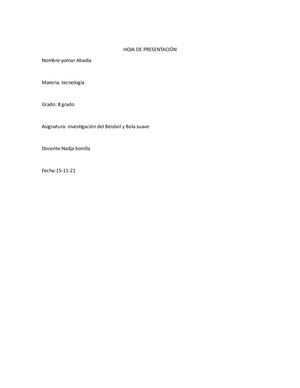 Investigación de béisbol y bola suave