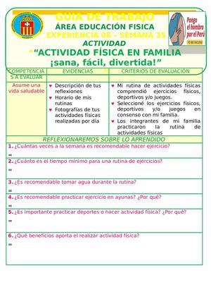 3 Guia De Trabajo 4to Año Exp 08 Actividad 04 Semana 35