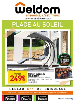 Catalogue WELDOM - PLACE AU SOLEIL