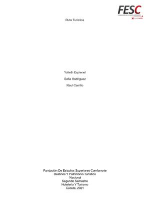 Ruta Turística.