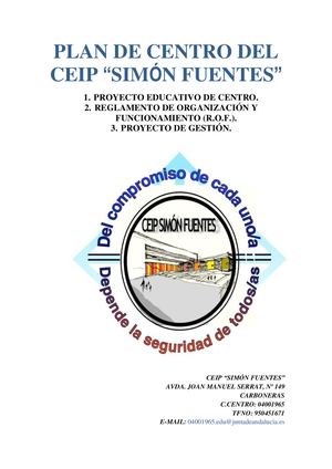 Plan De Centro Definitivo 21 22