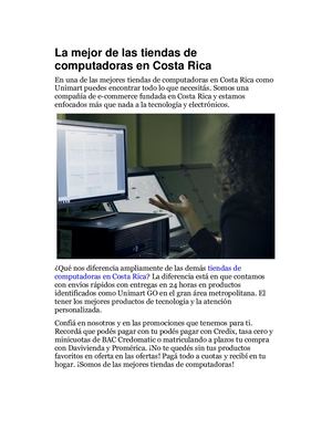 La Mejor De Las Tiendas De Computadoras En Costa Rica