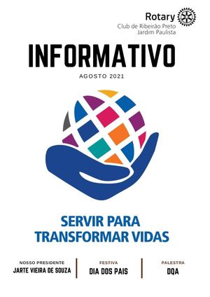 Informativo Rotary Club de Ribeirão Preto-Jardim Paulista agosto 2021