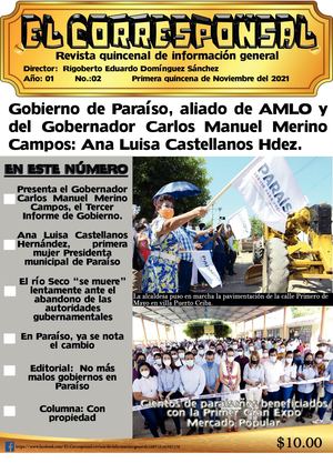 Revista El Corresponsal Primera Quincena De Noviembre Del 2021
