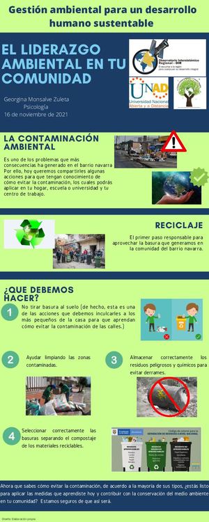 Infografía gestión ambiental