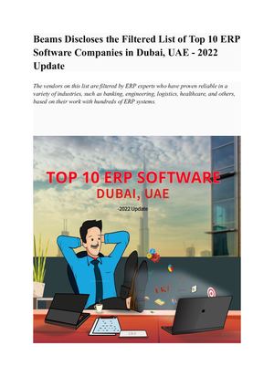 Top 10 Most Promises Erp Software In Dubai, Uae 2022 Update (2)
