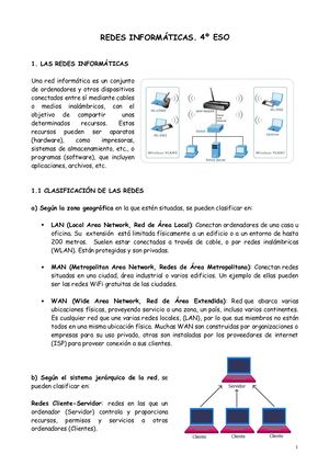 1 Apuntes Redes Informáticas 4º Eso