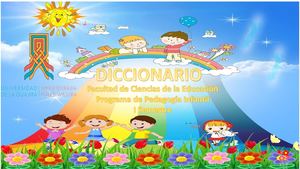 Diccionario Pedagogico Edu Infantil