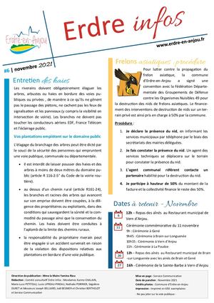 Erdre Infos n°6 - Novembre 2021