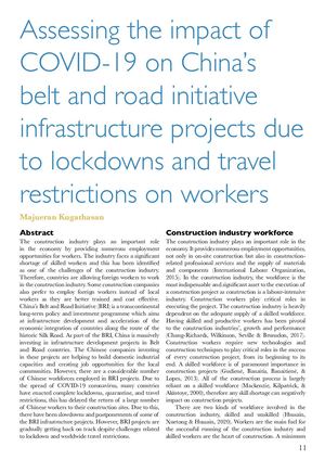 Calaméo - 2. Assessing The Impact Of COVID 19 On China's Belt And Road ...