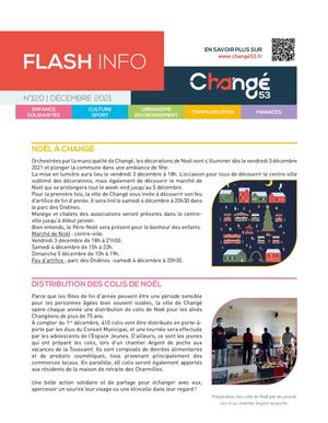 Flash info décembre 2021